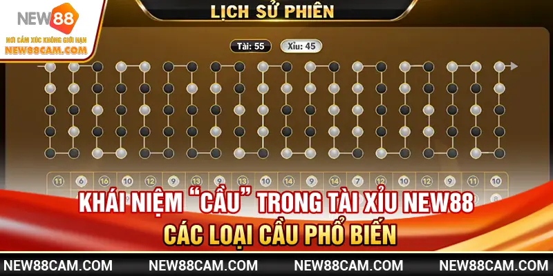 Khái niệm “cầu” trong Tài Xỉu New88 – Các loại cầu phổ biến